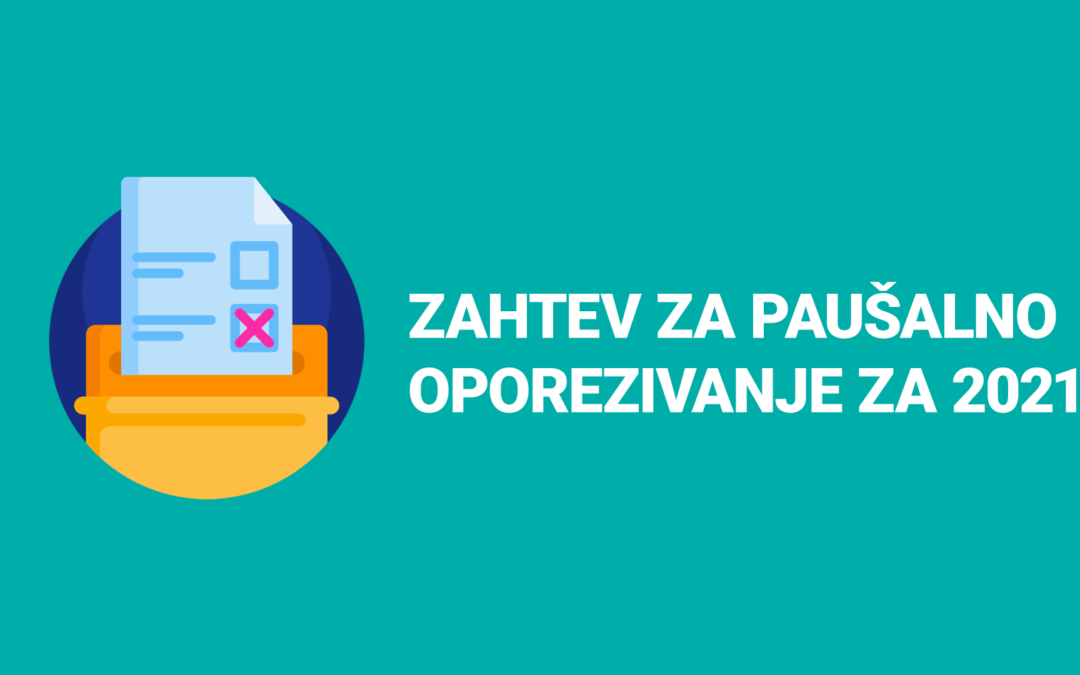 Zahtev za paušalno oporezivanje za 2021. godinu