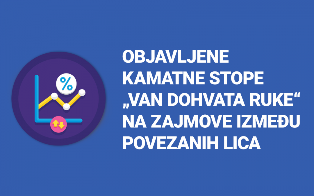 Objavljene kamatne stope „van dohvata ruke“ na zajmove između povezanih lica