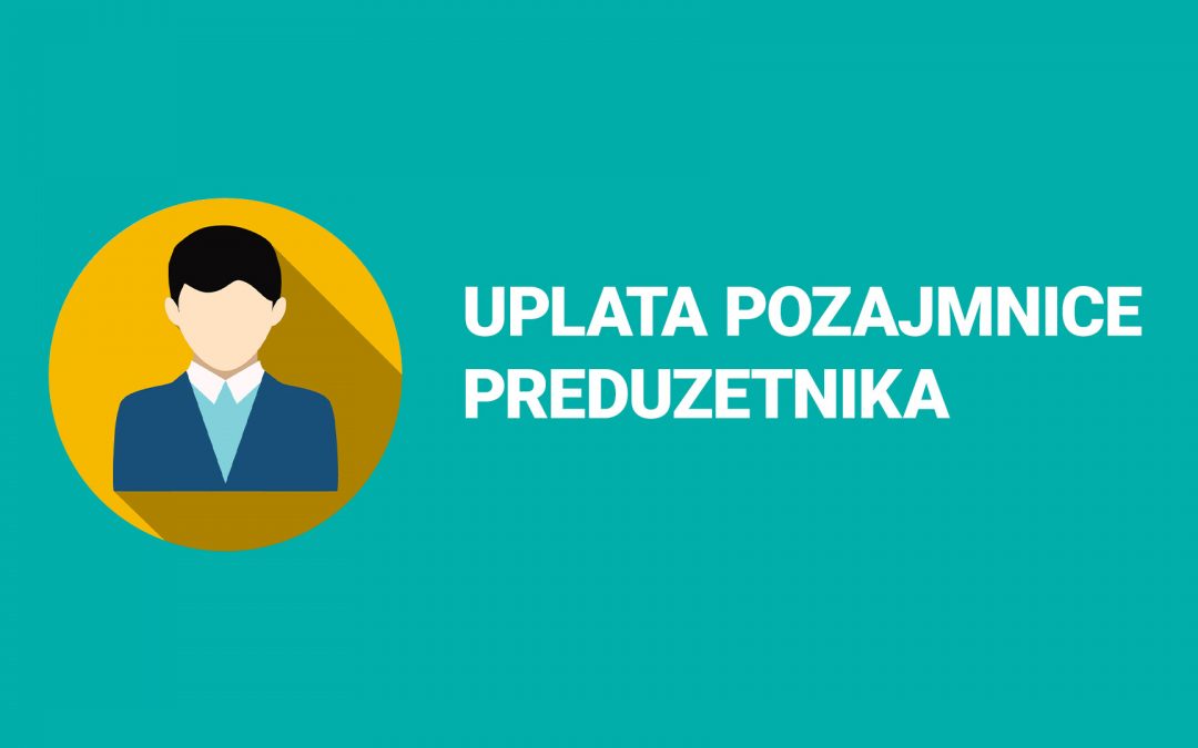 Uplata pozajmice preduzetnika